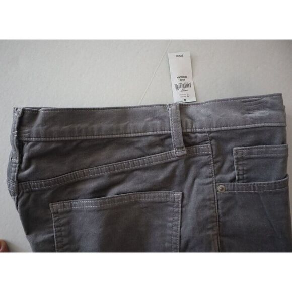 GAP 728856 Women's Sz 31/12R Pilot Gray High Rise Velvet Vintage Slim Pants - Picture 7 of 14